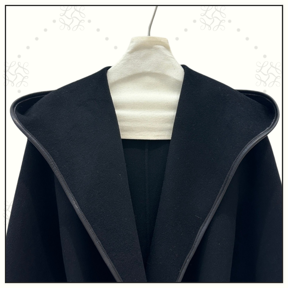WOOL & CASHMERE WRAP COAT
