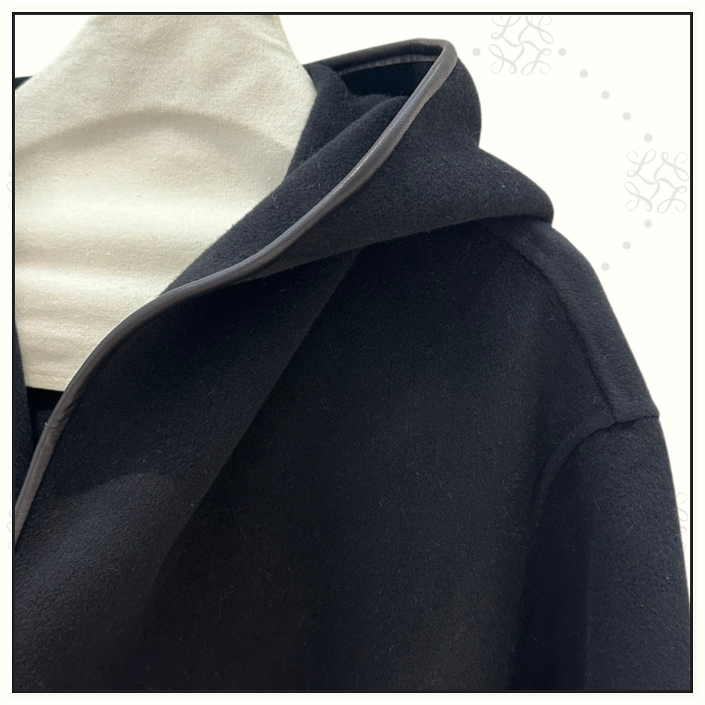 WOOL & CASHMERE WRAP COAT