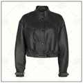 INTRECCIATO LEATHER JACKET