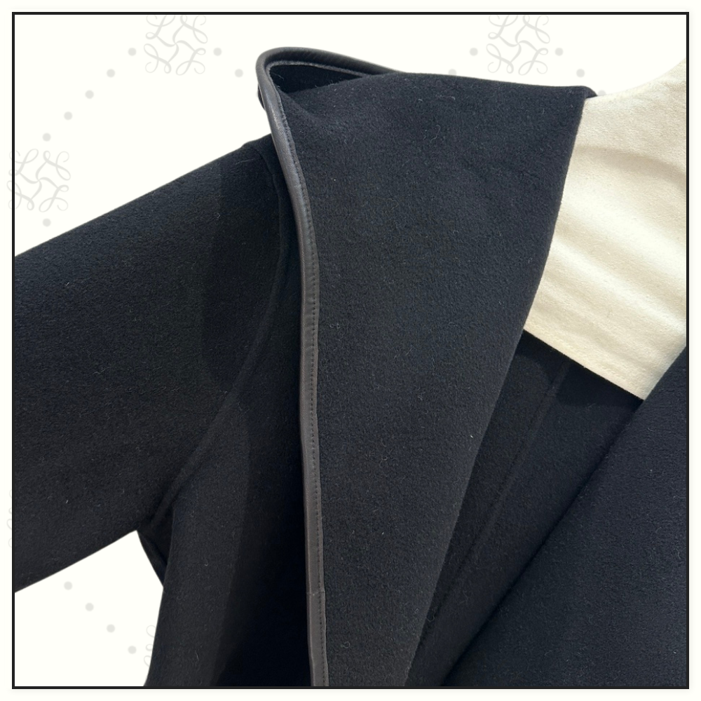 WOOL & CASHMERE WRAP COAT