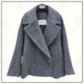 WOOL BLEND SHORT COAT