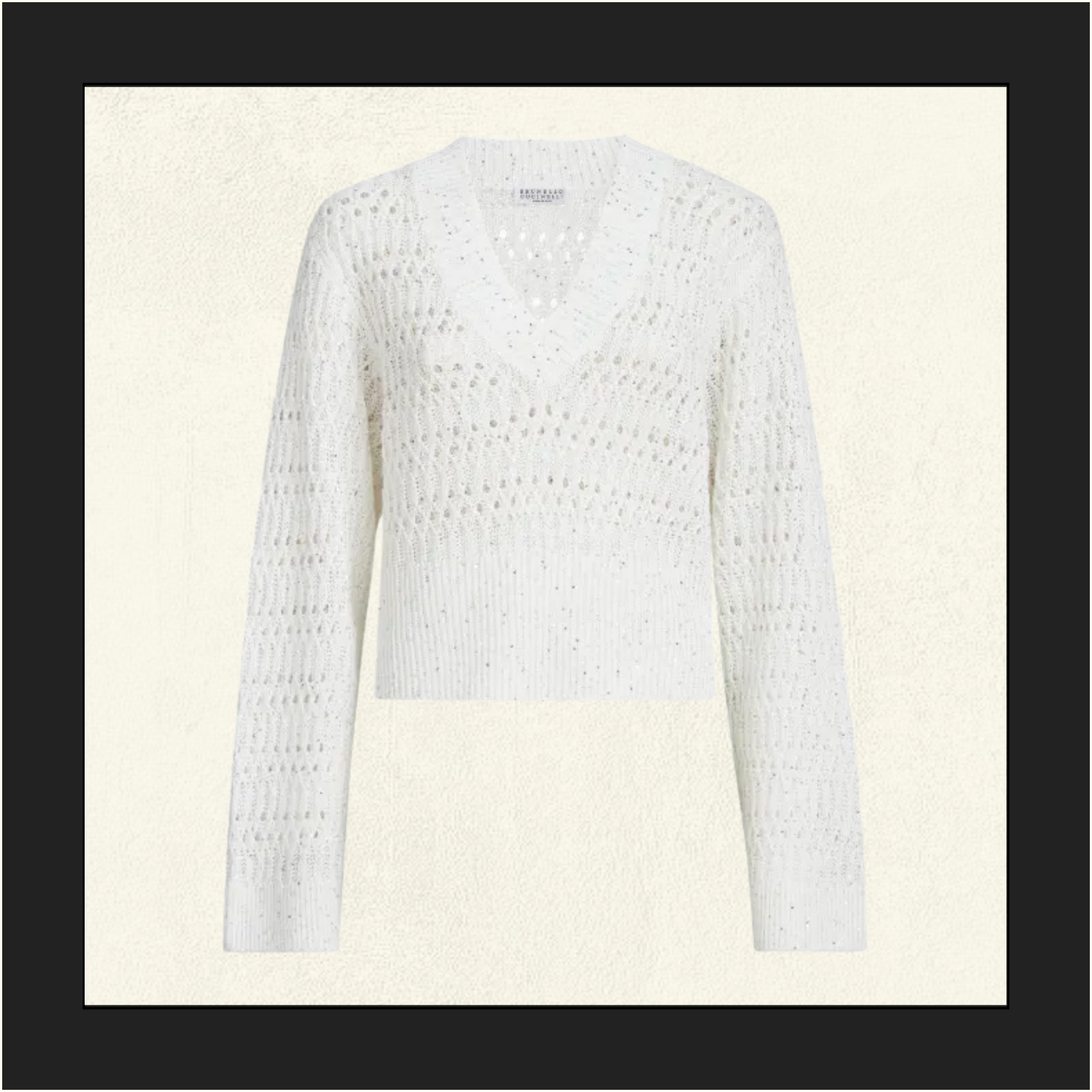 V-NECK KNIT SWEATER
