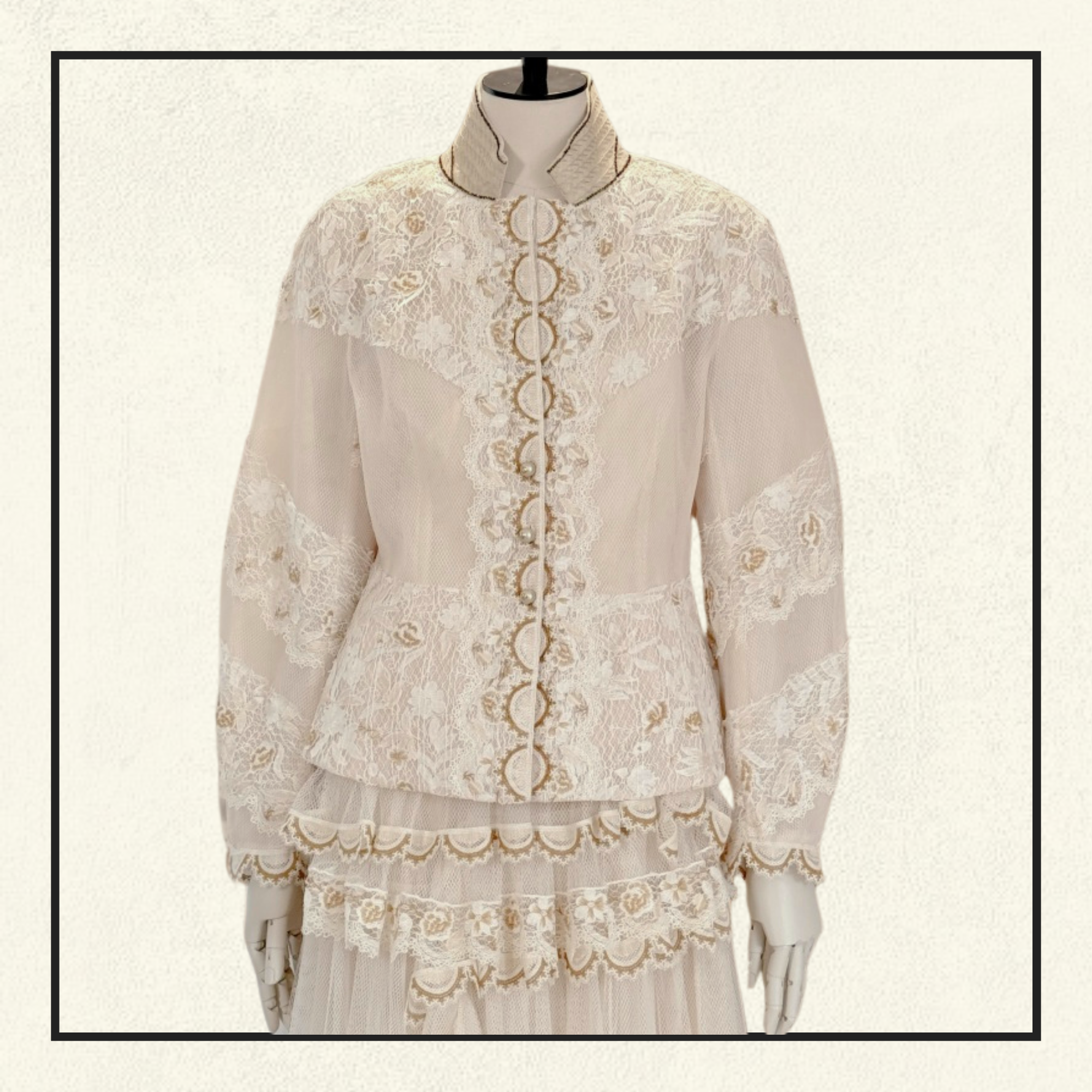 VINTAGE STYLE LACE BLOUSE