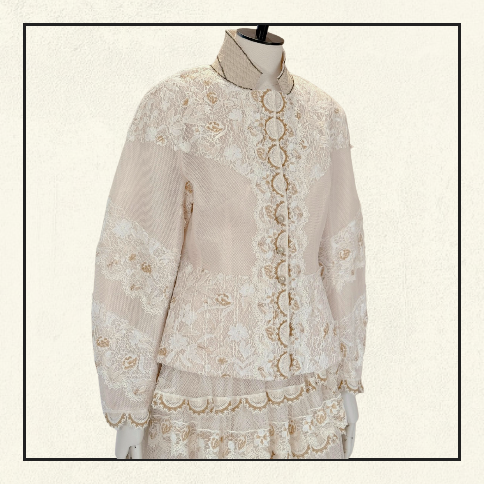 VINTAGE STYLE LACE BLOUSE