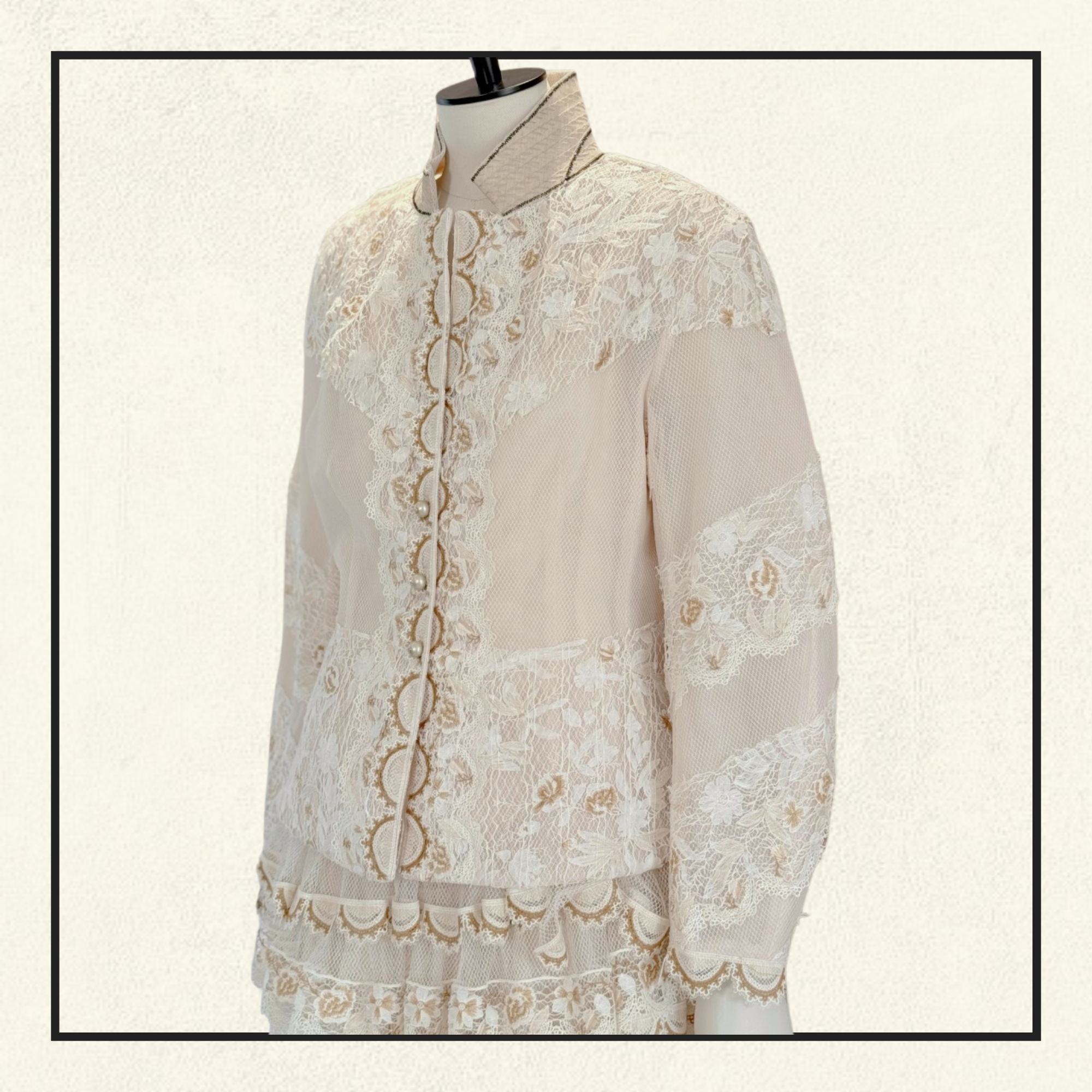 VINTAGE STYLE LACE BLOUSE