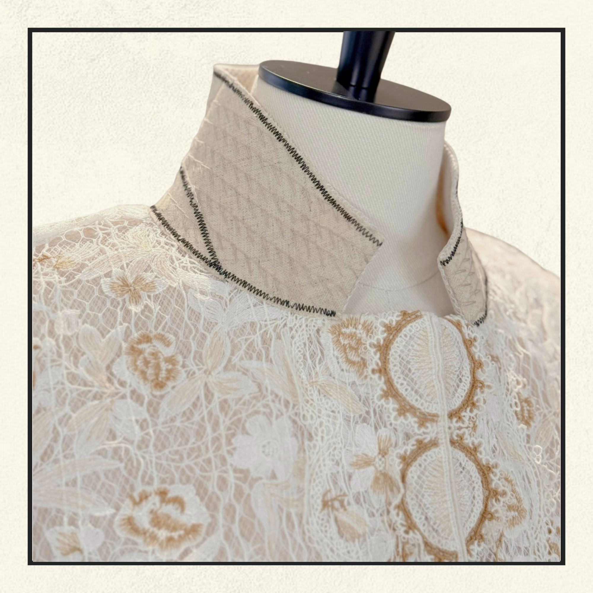 VINTAGE STYLE LACE BLOUSE