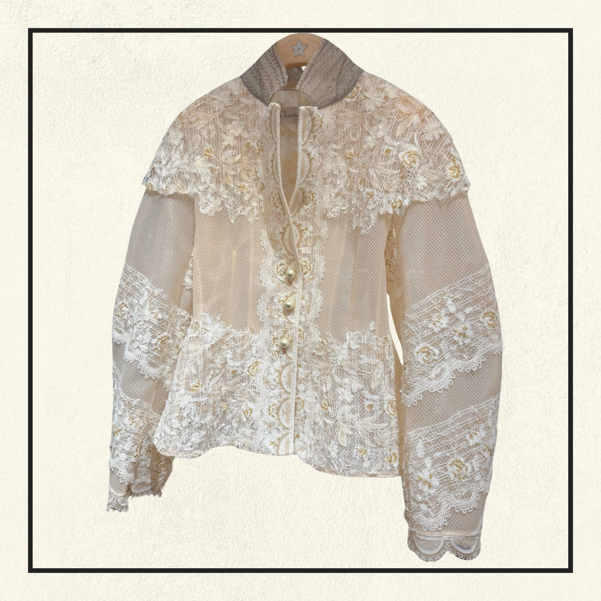 VINTAGE STYLE LACE BLOUSE