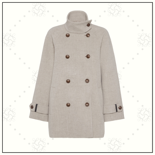 WOOL BLEND SHORT COAT