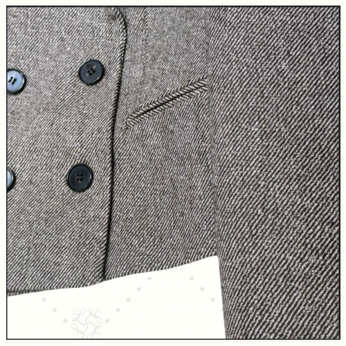 VIRGIN WOOL & SILK BLAZER & PENCIL SKIRT