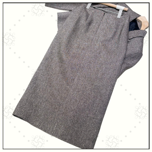 VIRGIN WOOL & SILK BLAZER & PENCIL SKIRT