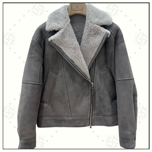 SHEARLING AVIATOR JACKET