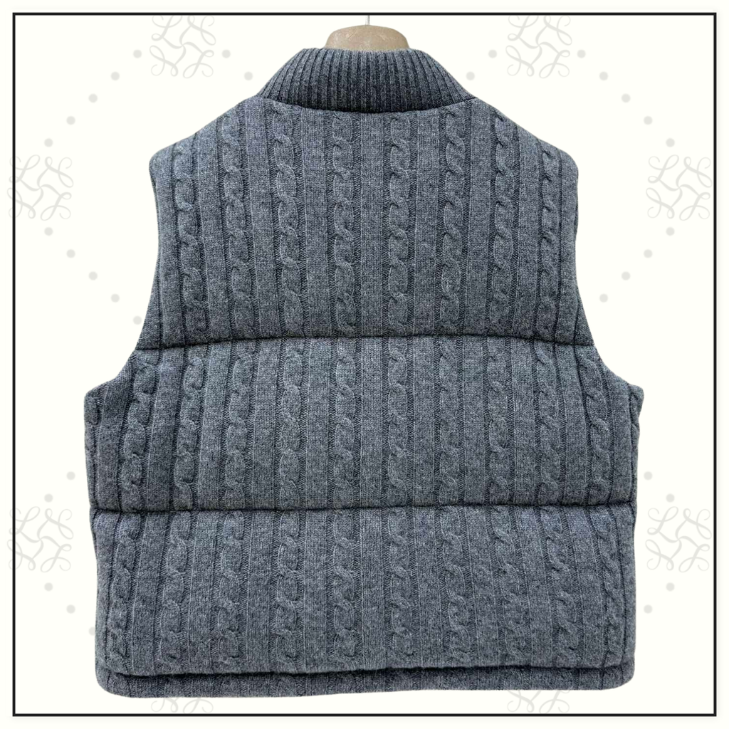 CASHMERE DOWN VEST