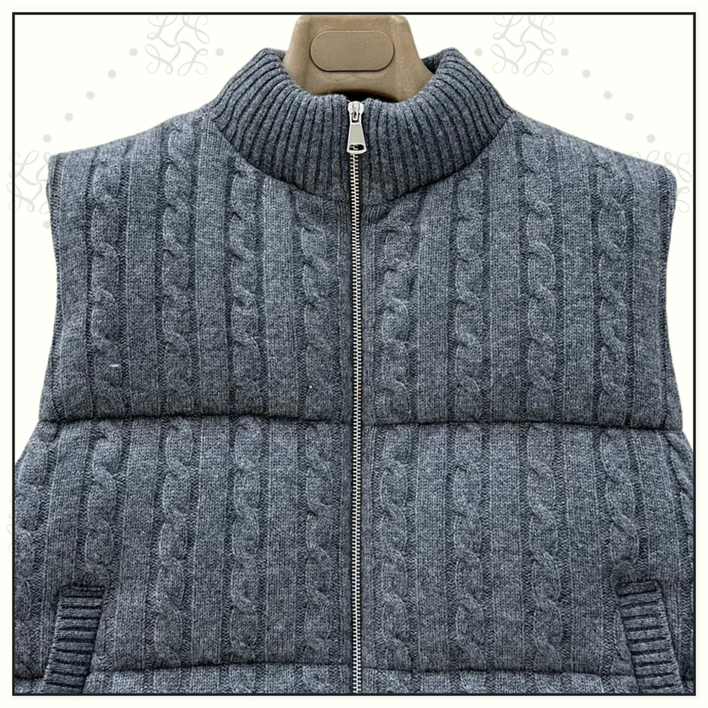 CASHMERE DOWN VEST