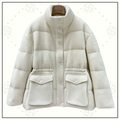 CASHMERE BLEND DOWN JACKET