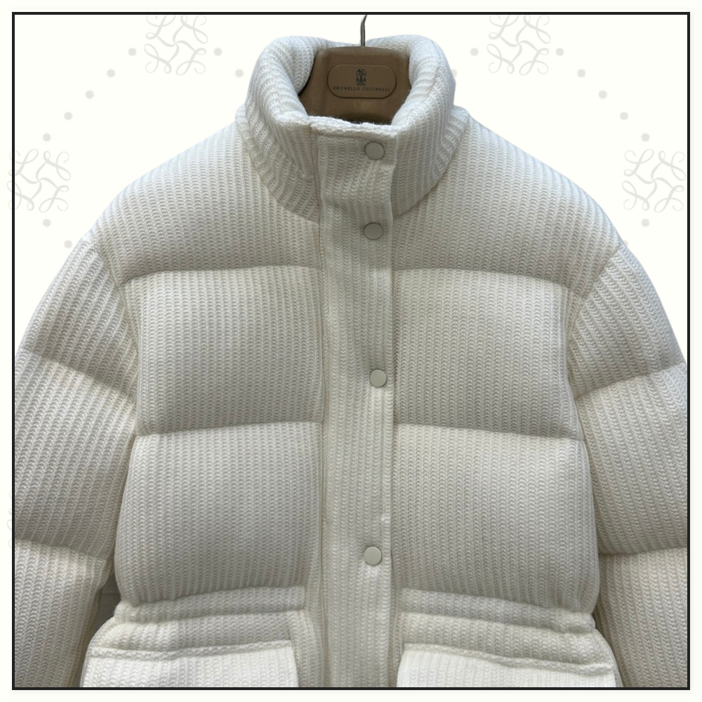 CASHMERE BLEND DOWN JACKET