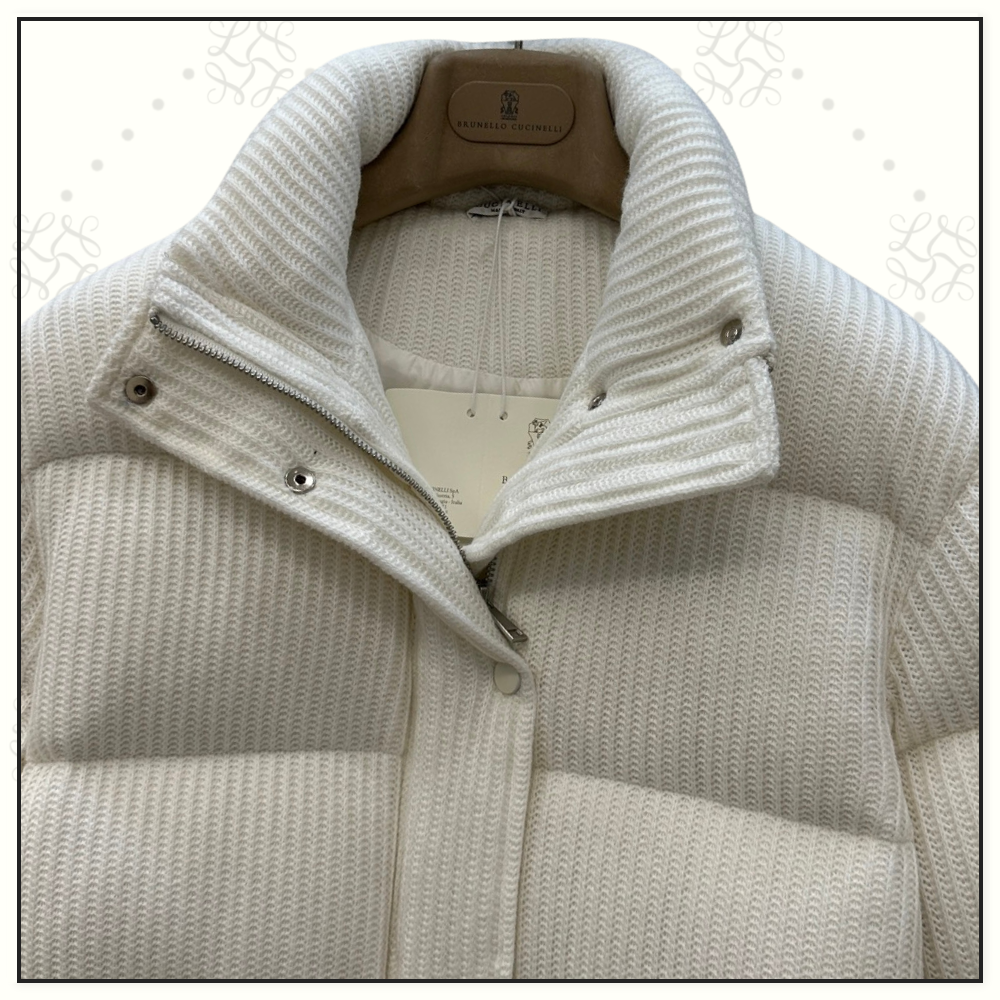 CASHMERE BLEND DOWN JACKET