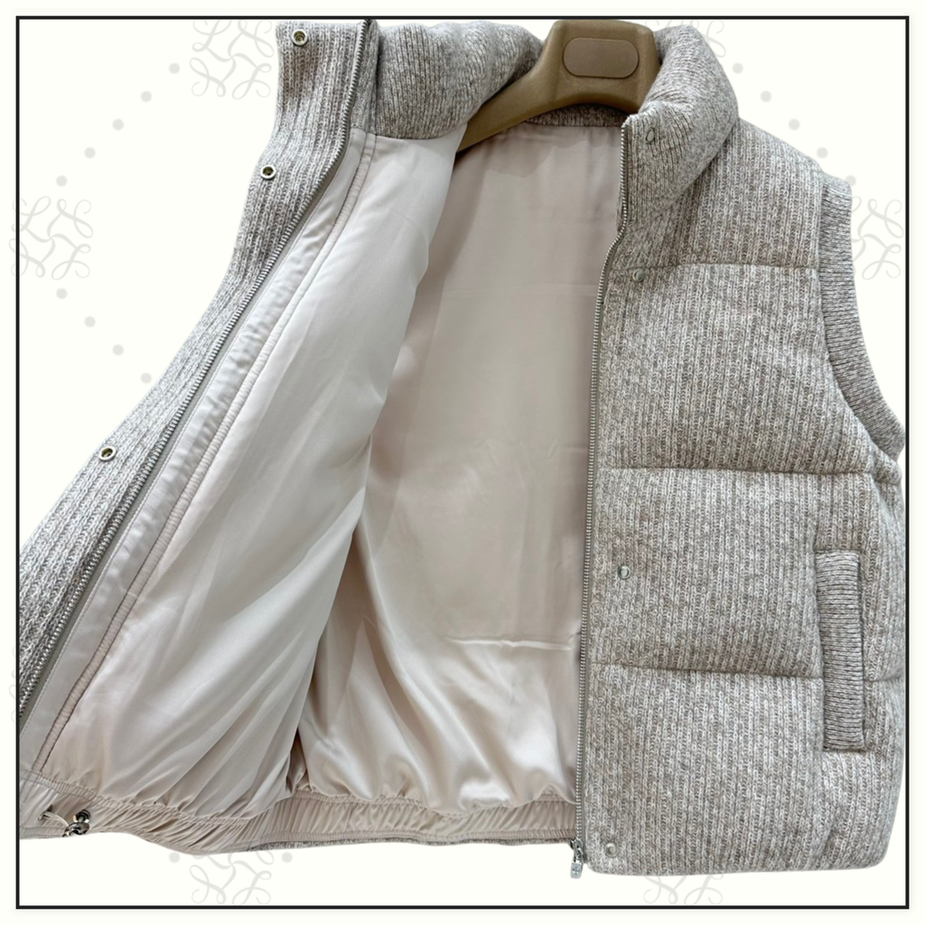 CASHMERE DOWN VEST