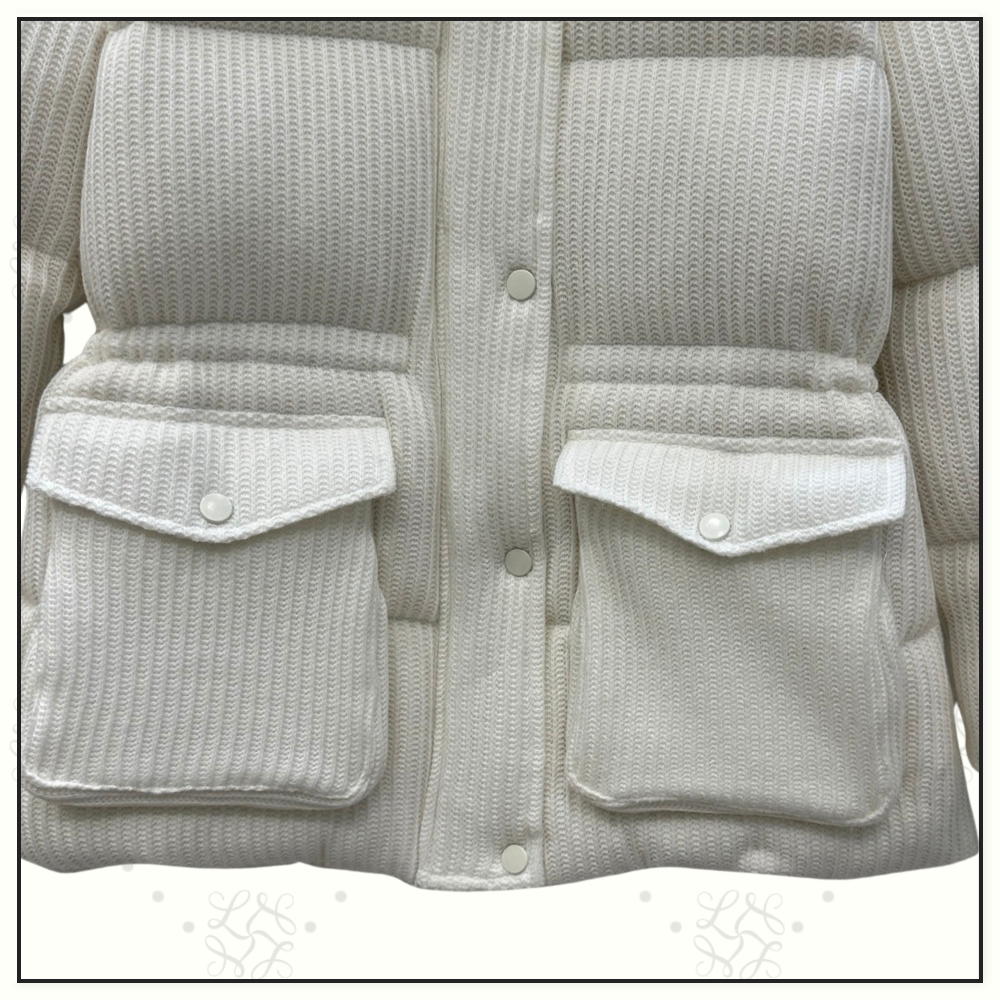 CASHMERE BLEND DOWN JACKET