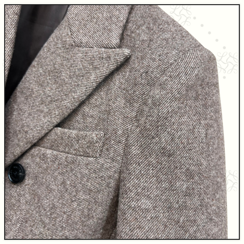 VIRGIN WOOL BLAZER & WRAP SKIRT