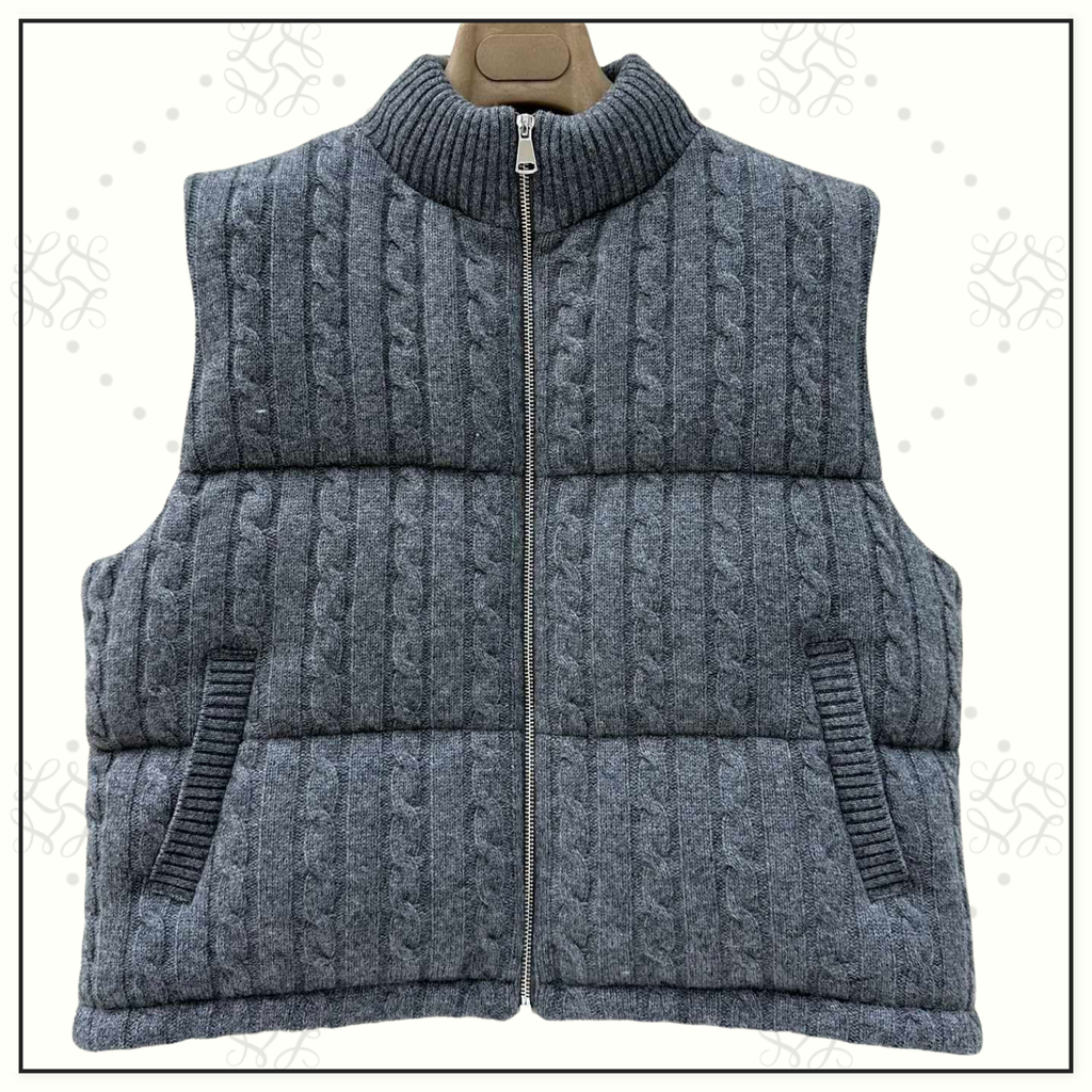 CASHMERE DOWN VEST