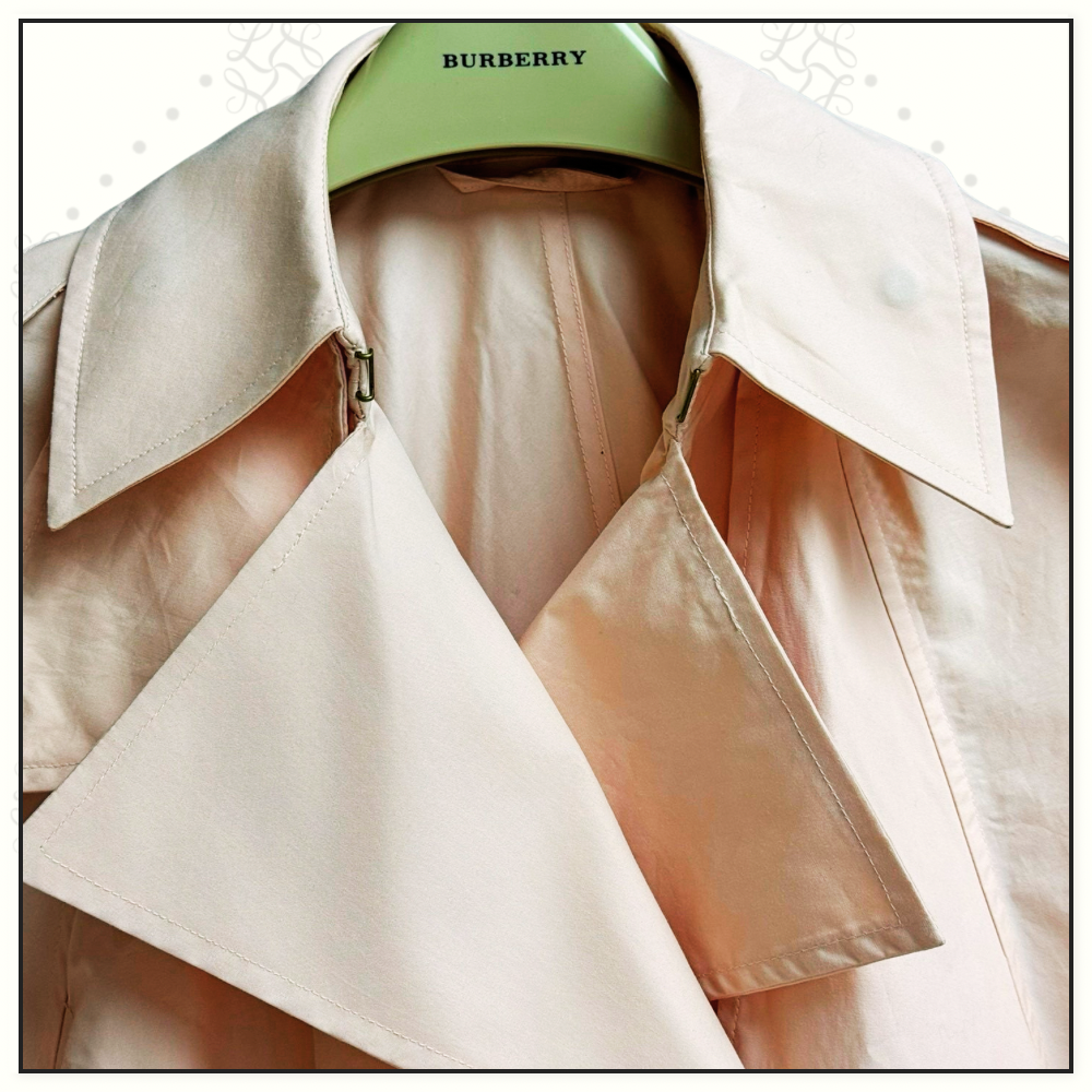 TROPICAL GABARDINE HOODED TRENCH JACKET