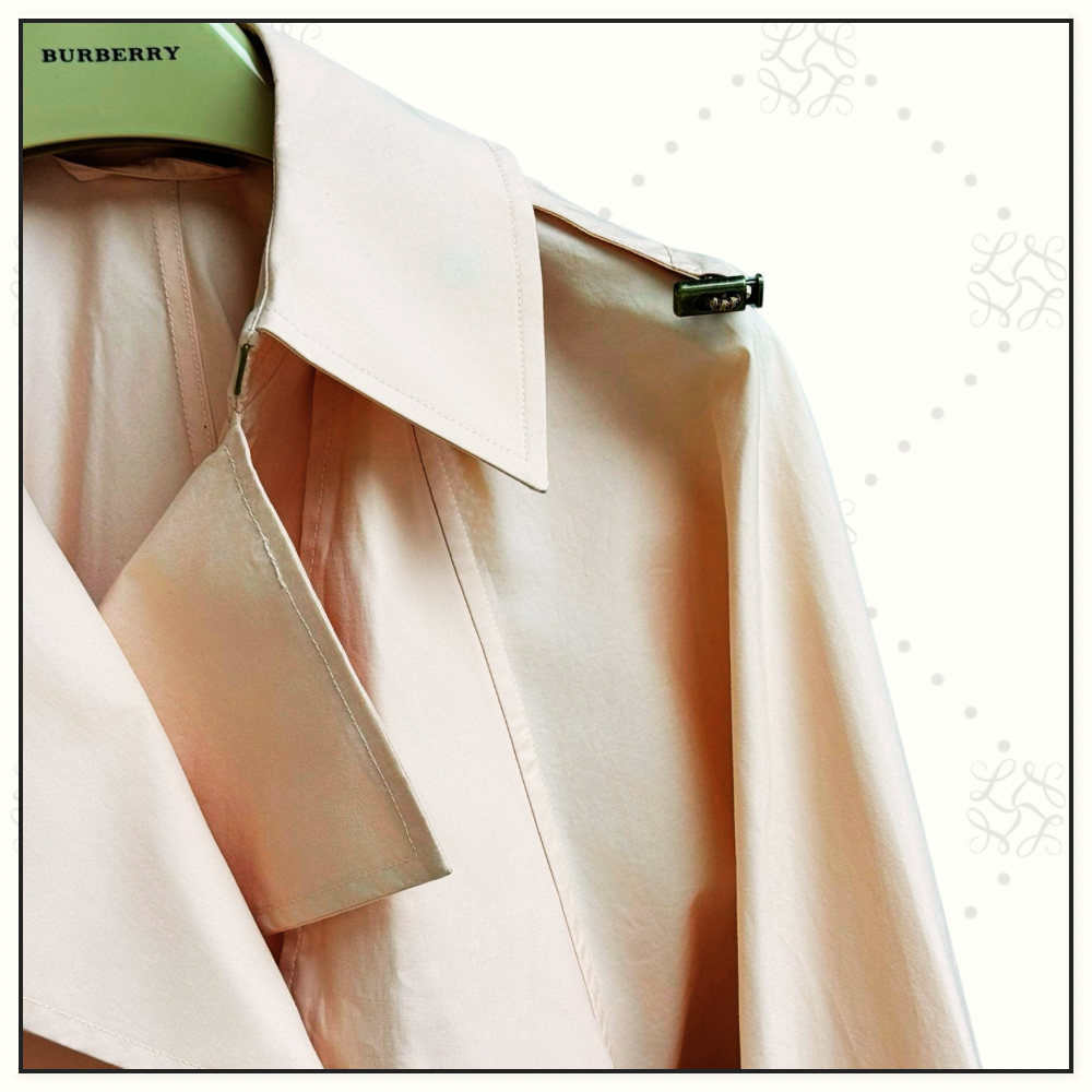 TROPICAL GABARDINE HOODED TRENCH JACKET