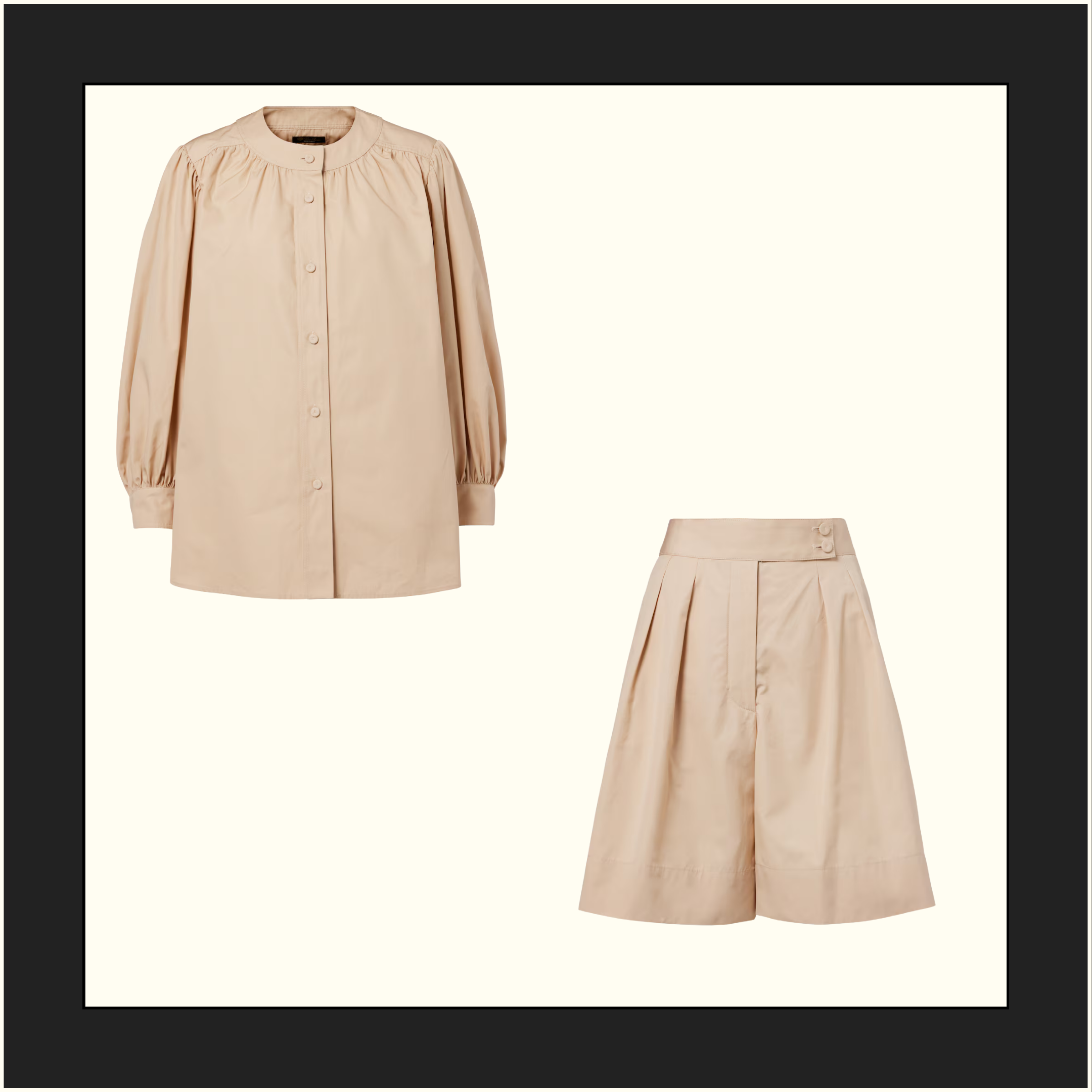 HAILEY COTTON BLOUSE & DORIN SHORT