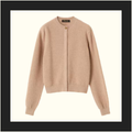 MONOCHROME CASHMERE & COTTON CARDIGAN