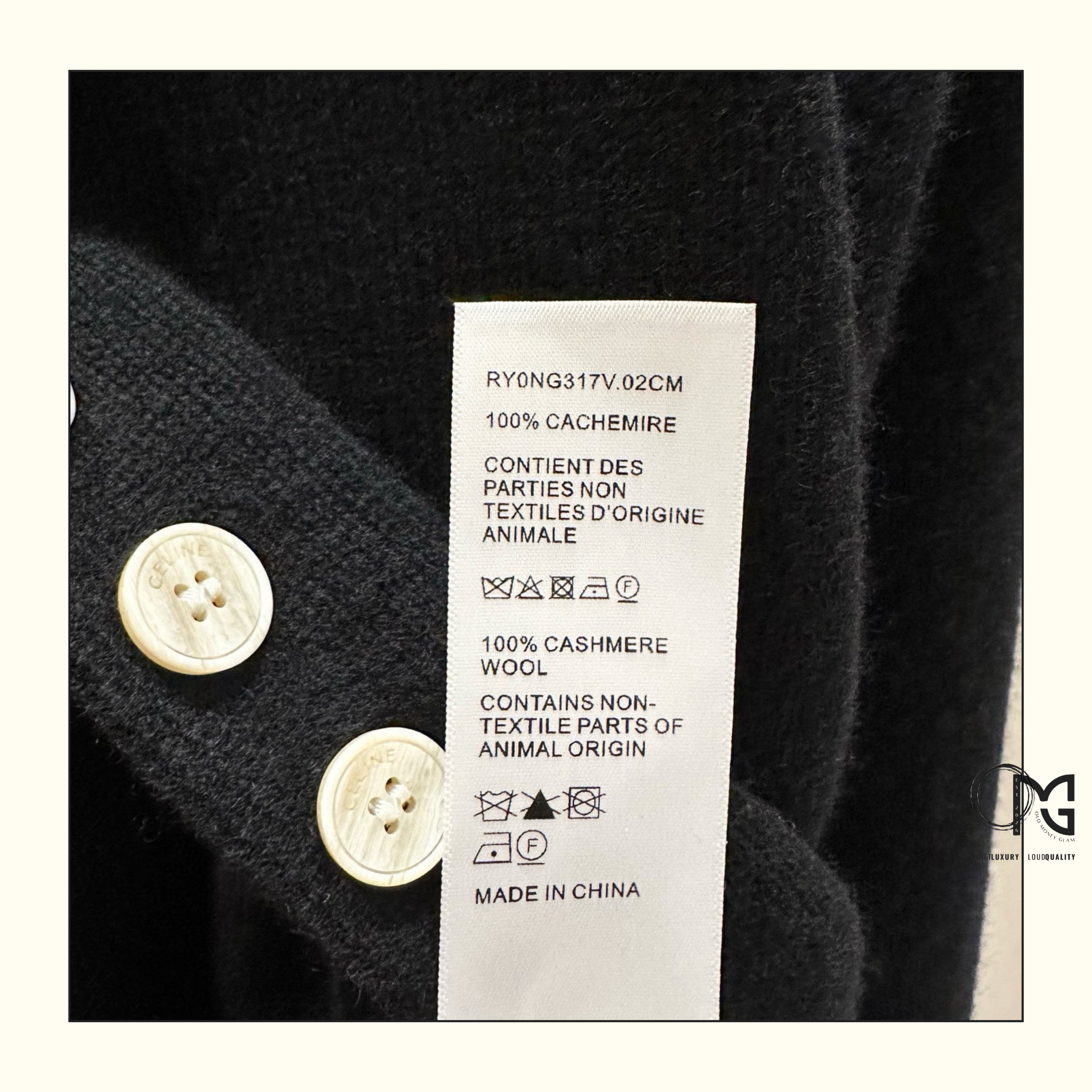 BLACK CASHMERE TWINSET CARDIGAN