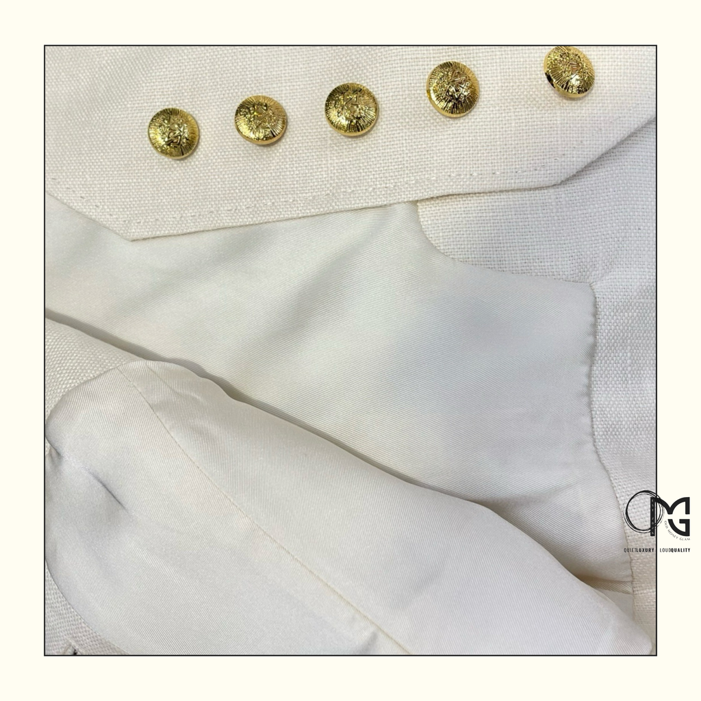 CRUSH LINEN VEST