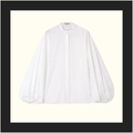 COTTON POPLIN BLOUSE