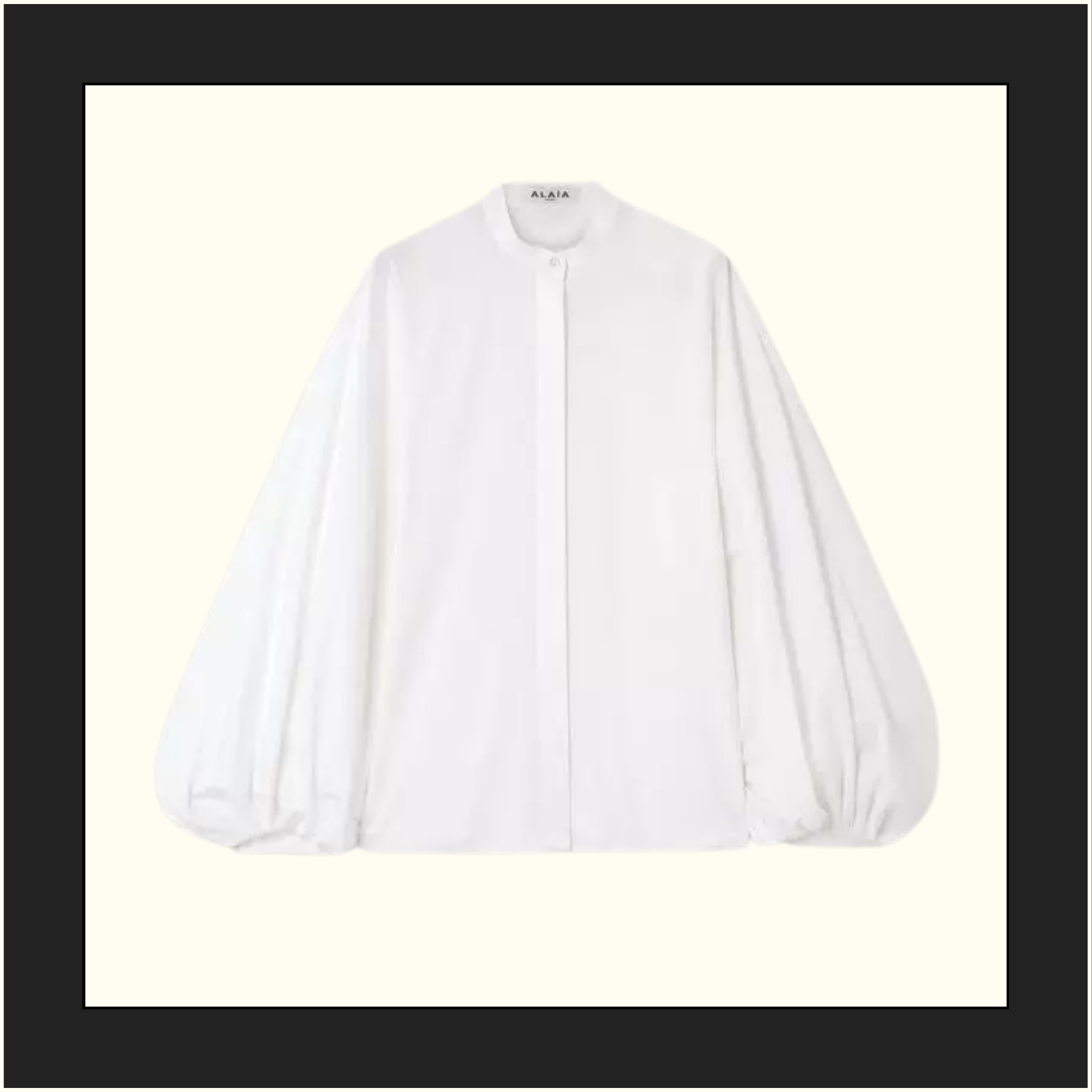 COTTON POPLIN BLOUSE