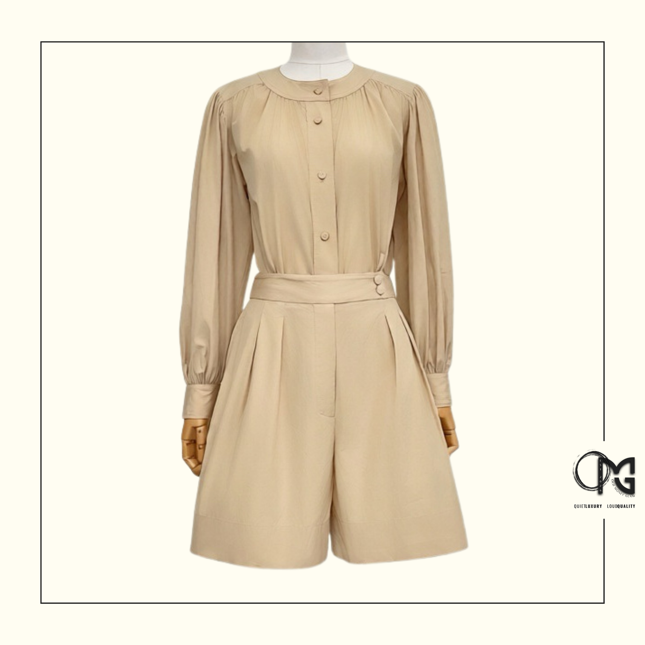 HAILEY COTTON BLOUSE & DORIN SHORT