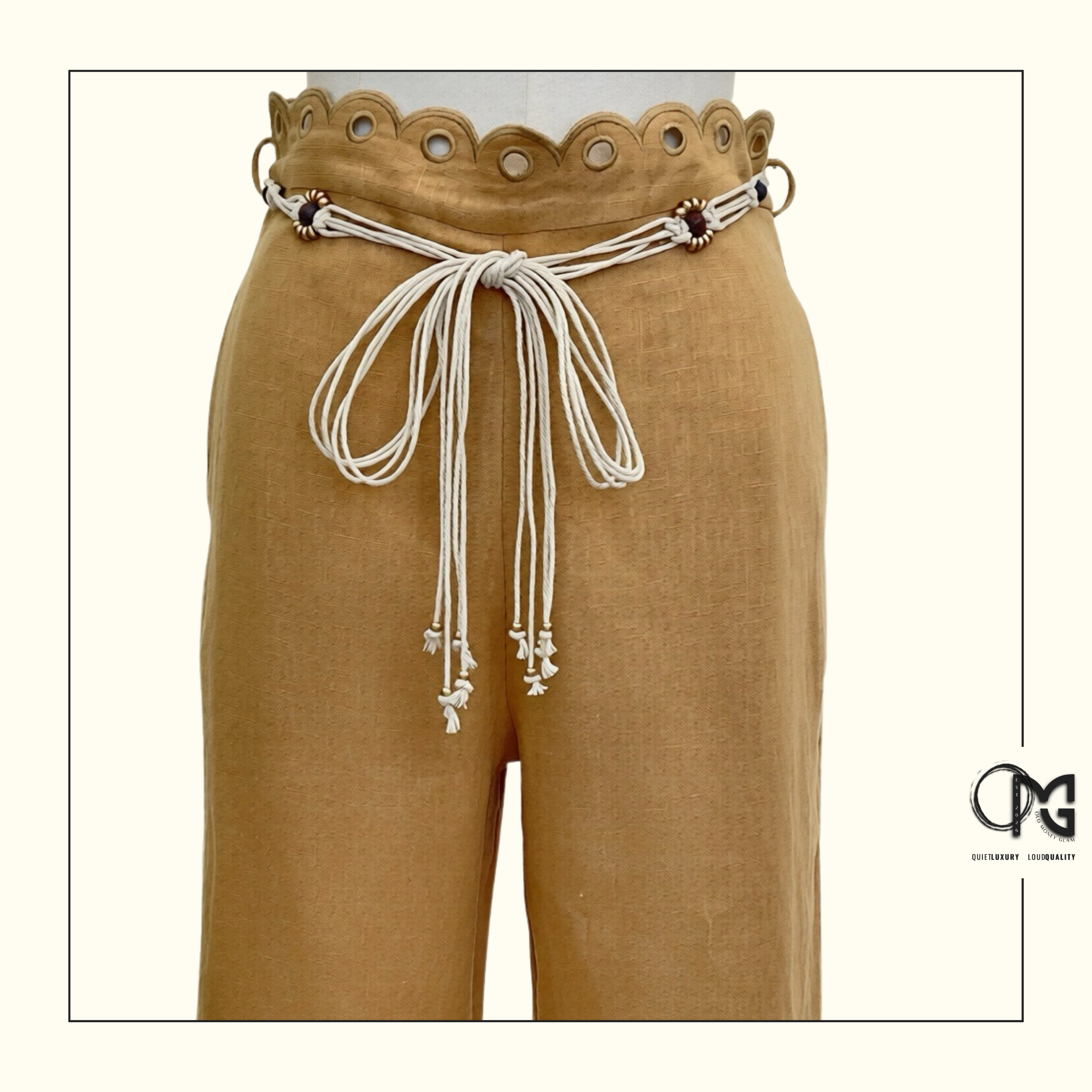 AWAKEN EMBROIDERED YOKE BLOUSE & KICK FLARE