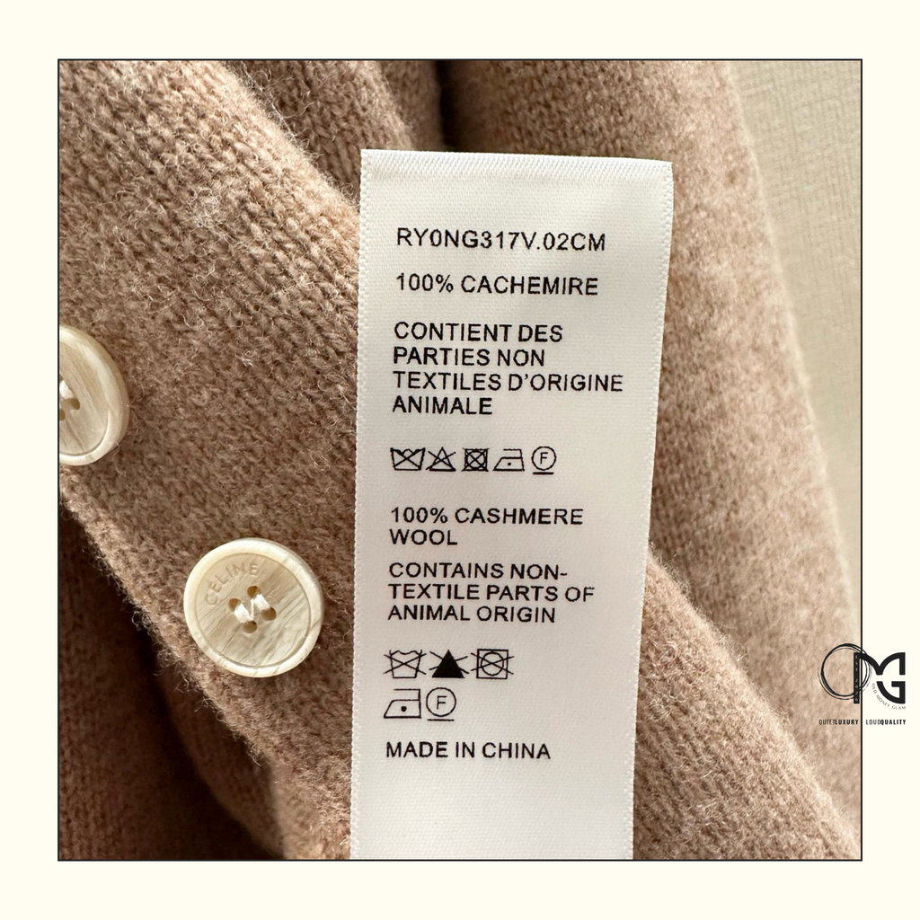 CAMEL CASHMERE TWINSET CARDIGAN