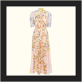 POP FLORAL PRINT MAXI DRESS