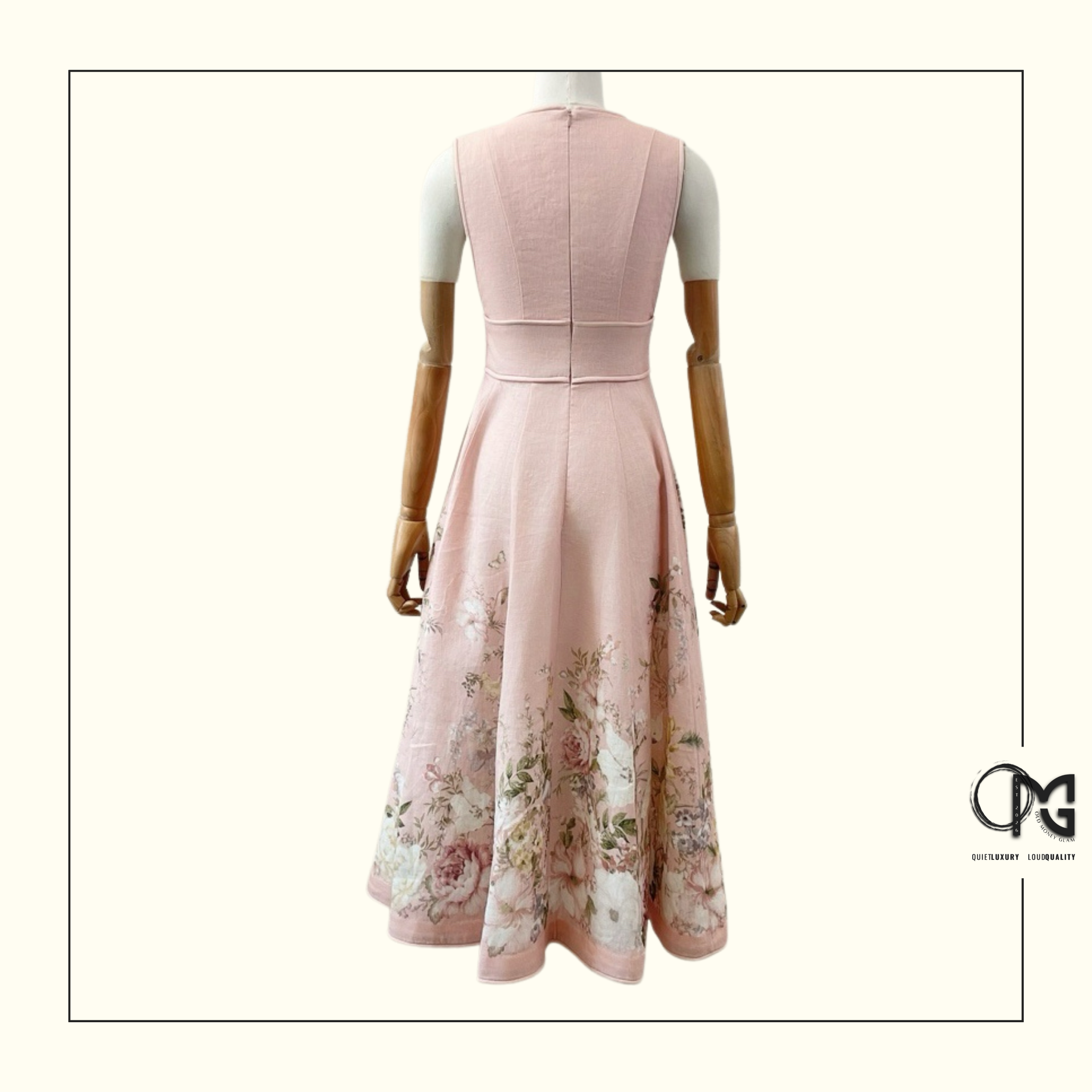 WAVERLY PLUNGE MIDI DRESS