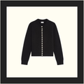 BLACK CASHMERE TWINSET CARDIGAN