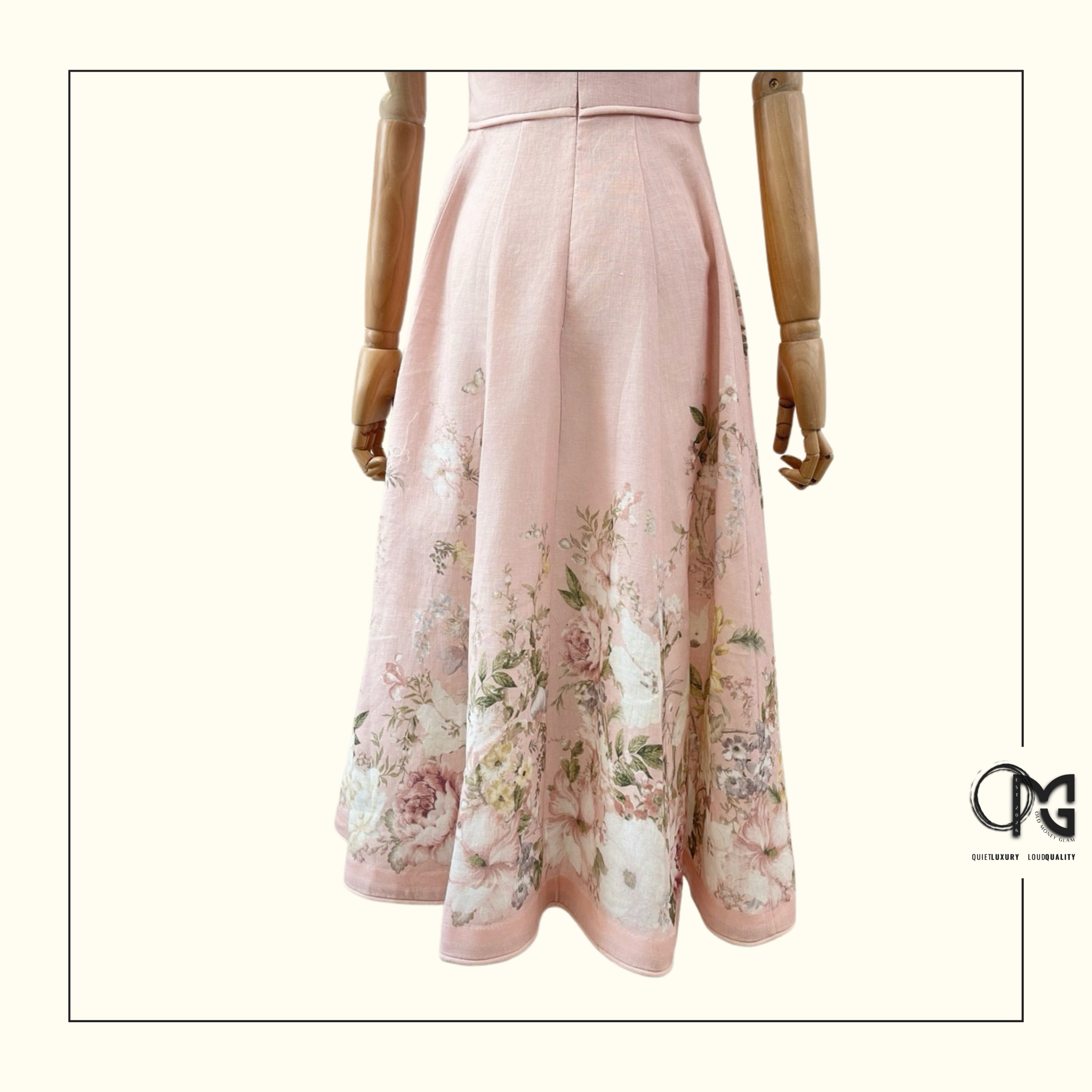 WAVERLY PLUNGE MIDI DRESS