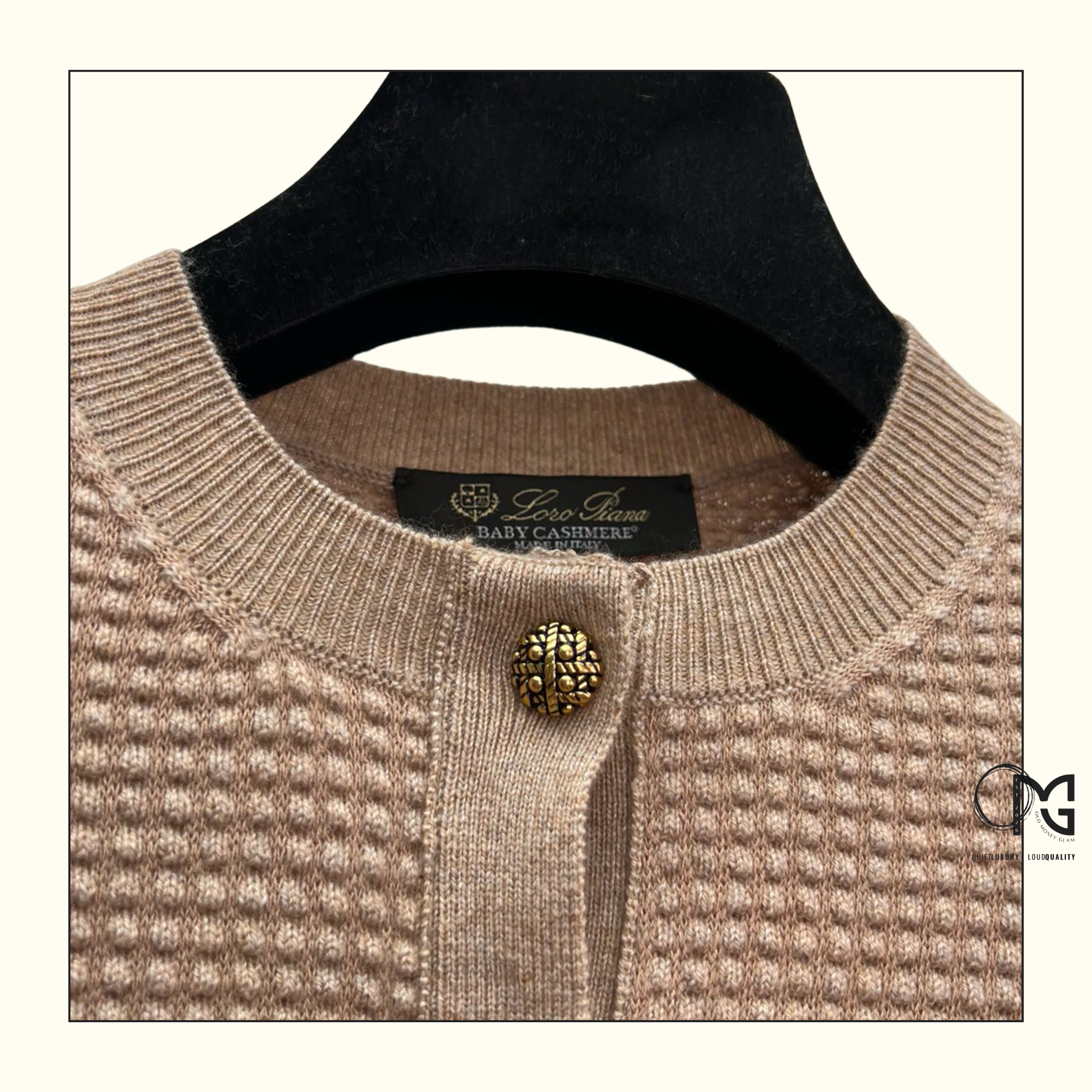 MONOCHROME CASHMERE & COTTON CARDIGAN