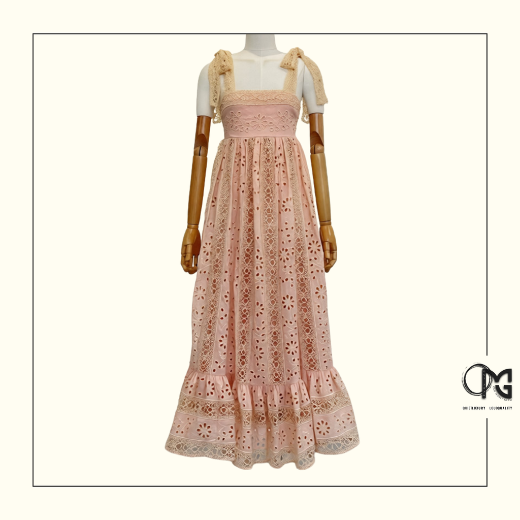 AWAKEN TEXTURED STRIPE MAXI