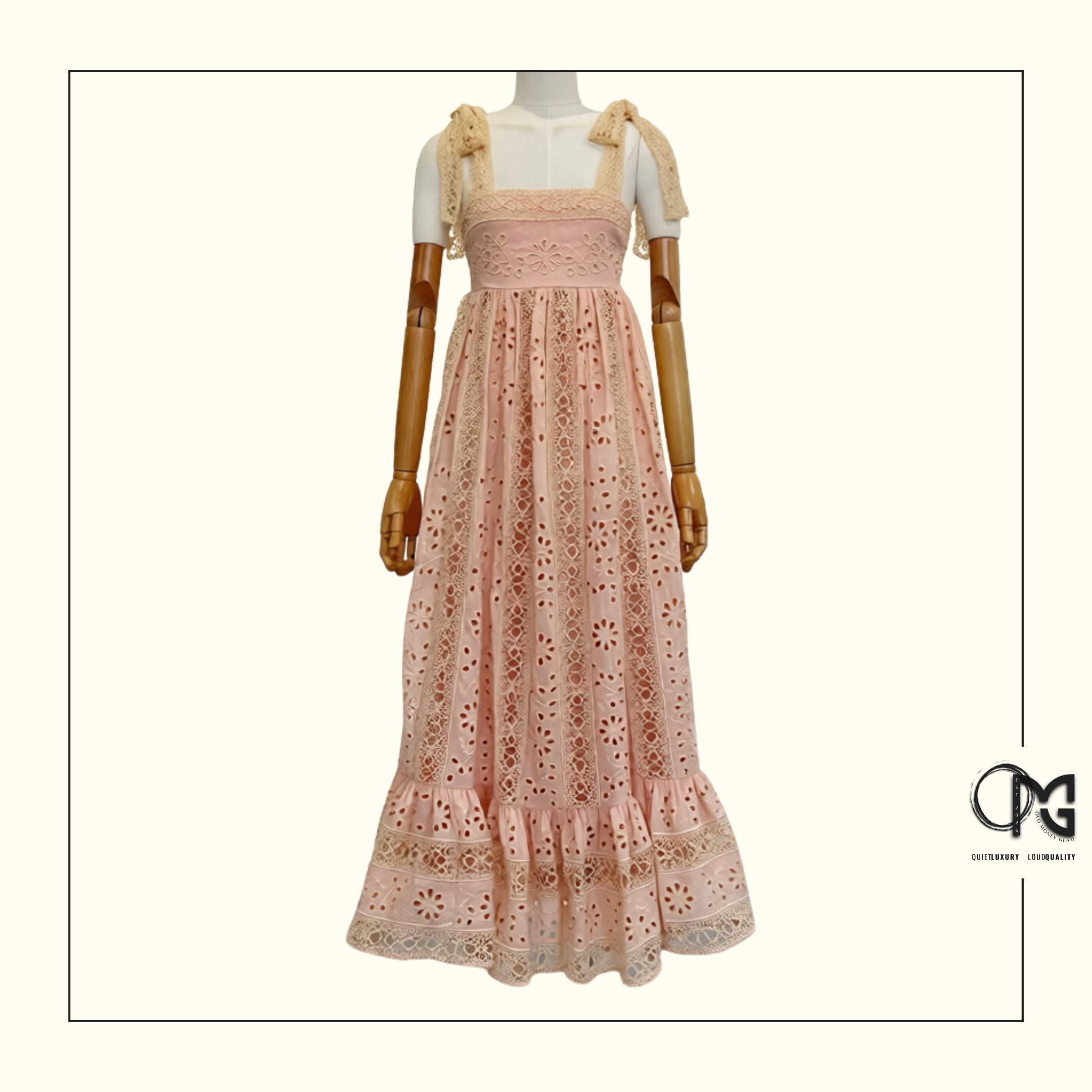 AWAKEN TEXTURED STRIPE MAXI