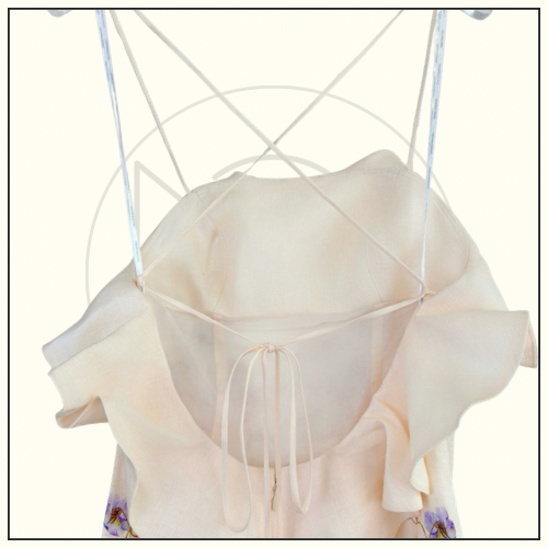 PATIENCE FRILL MIDI DRESS