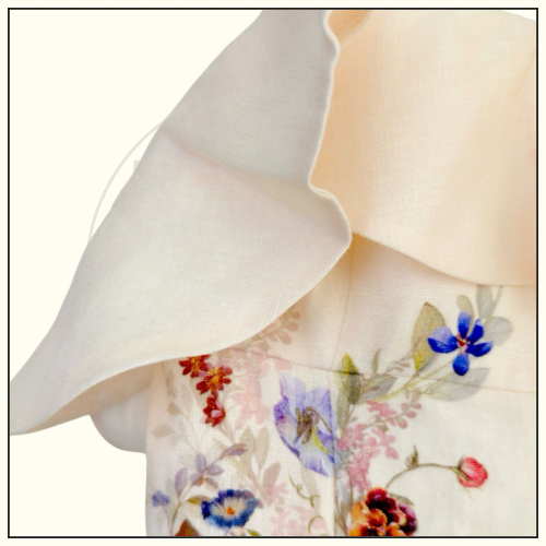 PATIENCE FRILL MIDI DRESS