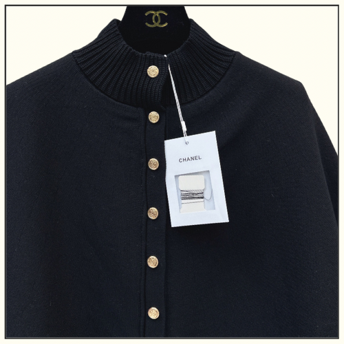 WOOL BLEND CAPE EFFECT CARDIGAN