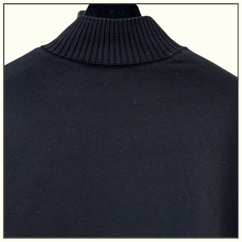 WOOL BLEND CAPE EFFECT CARDIGAN