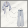 REBELLION DENIM WRAP TOP & PANT