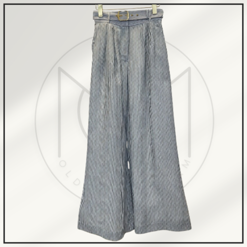 HYPNOTIC STRIPED BLOUSE & WIDE LEG PANT