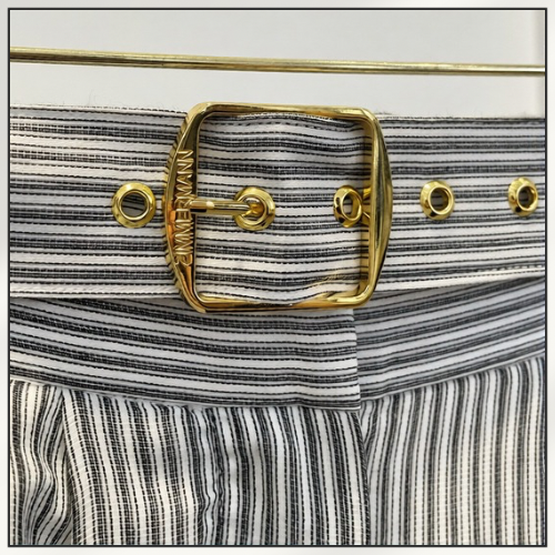 HYPNOTIC STRIPED BLOUSE & WIDE LEG PANT