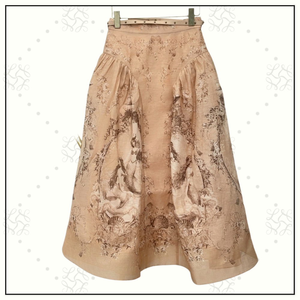 REBELLION BEADED BODICE & MIDI SKIRT